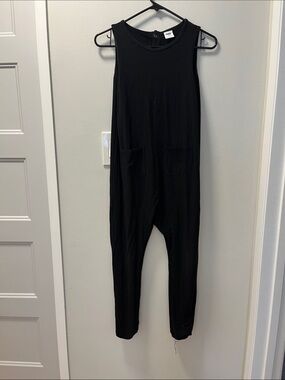 Smash + Tess Black Sleeveless Pocket Jumpsuit